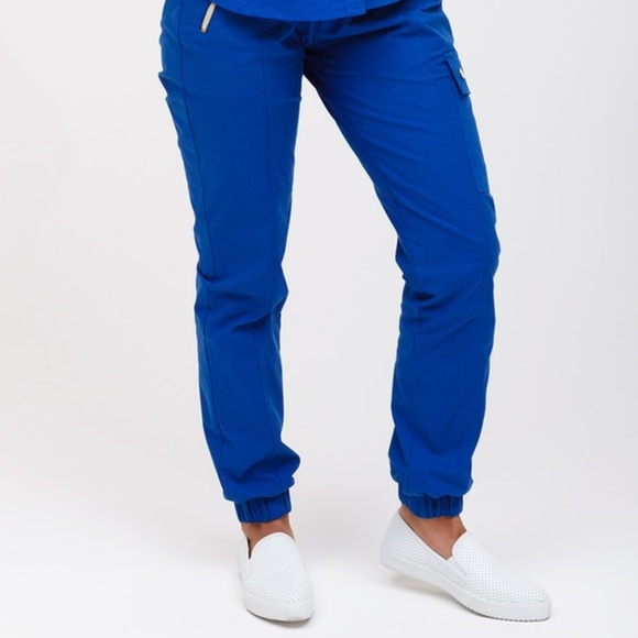 Royal blue jogger scrub pants Clearance